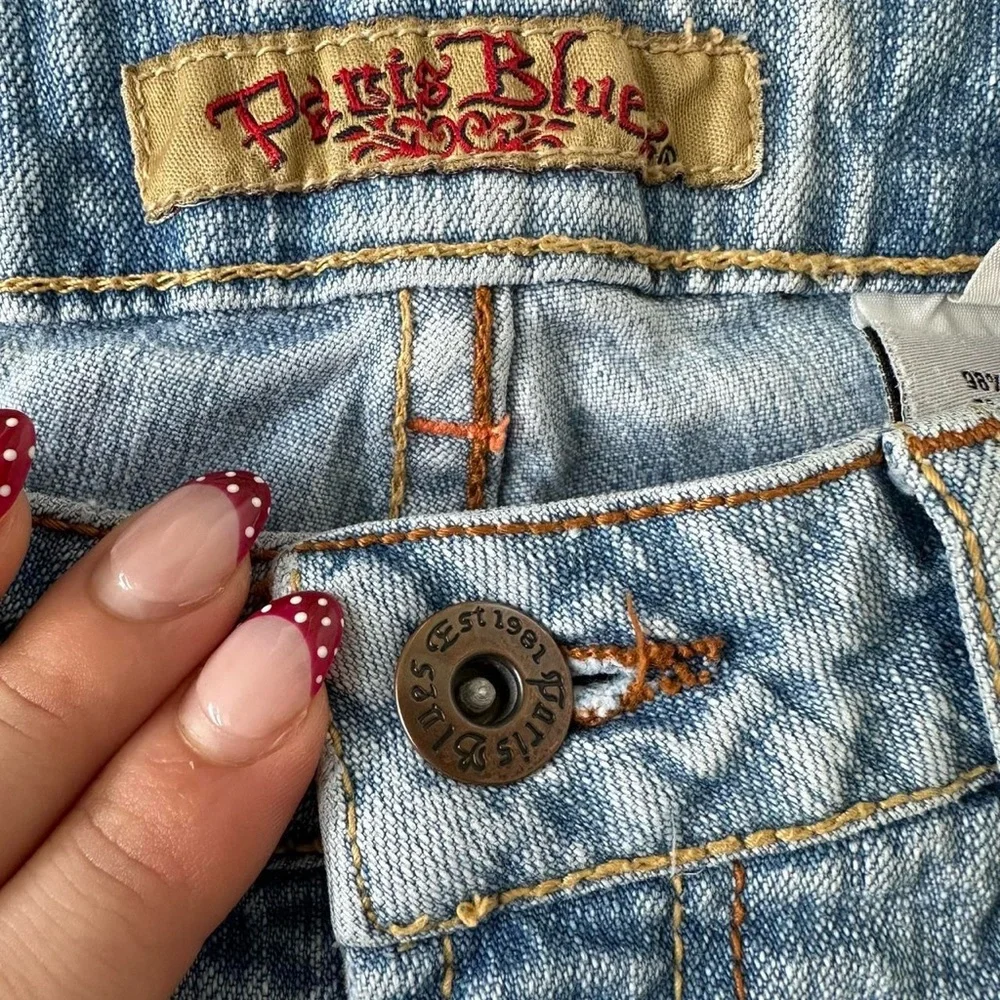 Authentic Paris Blues Light Wash Mid Rise Flare Jeans – Size 3 - Picture 5 of 8